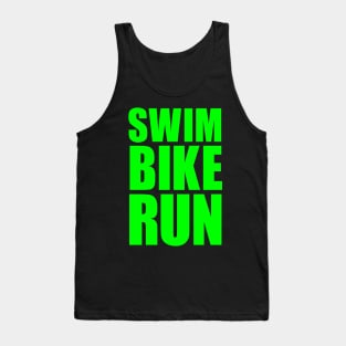 SWIM BIKE RUN TRIATHLON KONA Tank Top